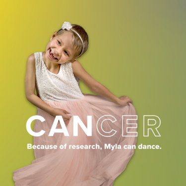 Because of research, Myla can dance