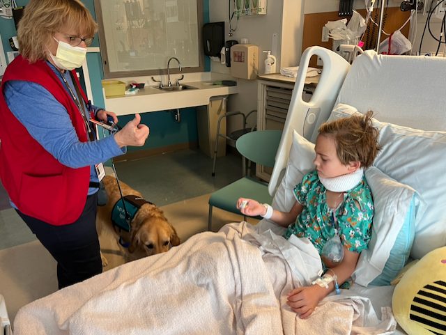 Alice during her hospital stay