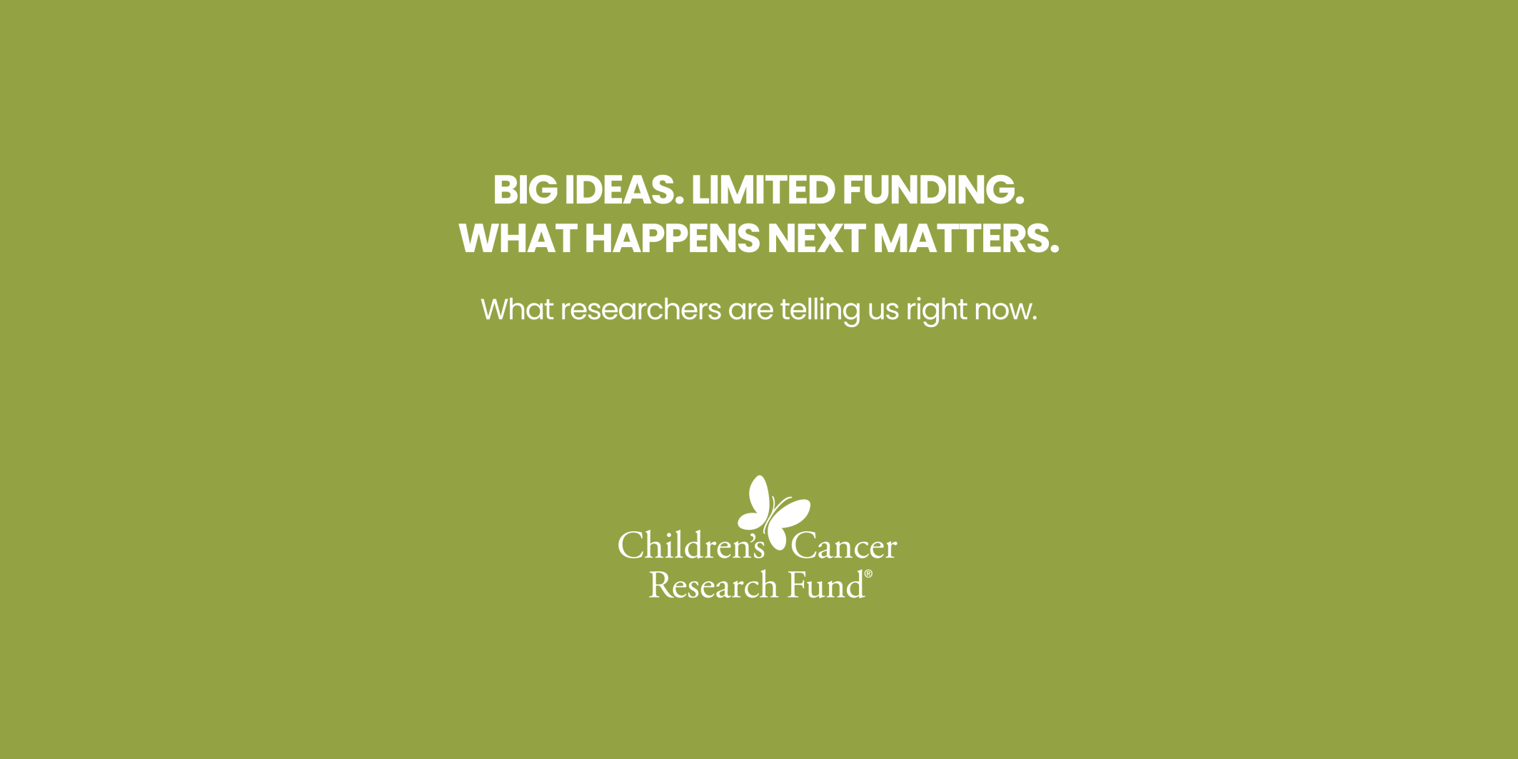 Featured image for “Big Ideas. Limited Funding. What Happens Next Matters. ”