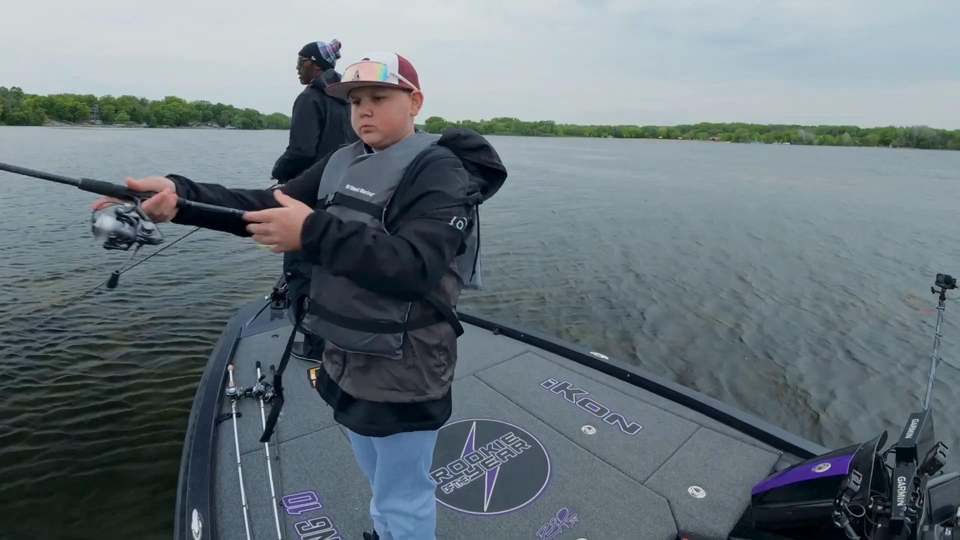 Isaac fishing
